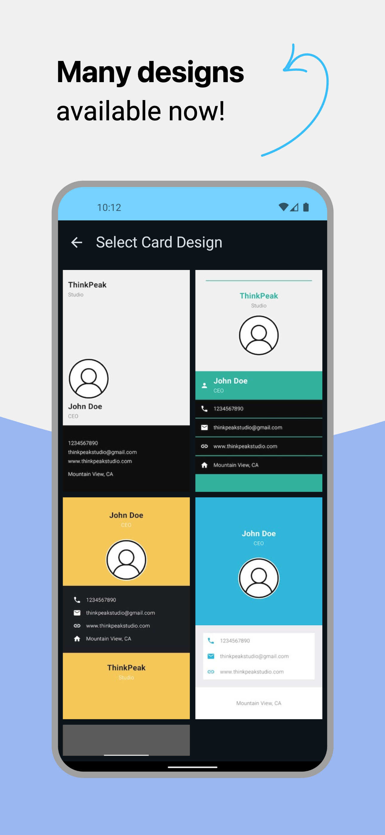 Business Card Creator Screenshot 1
