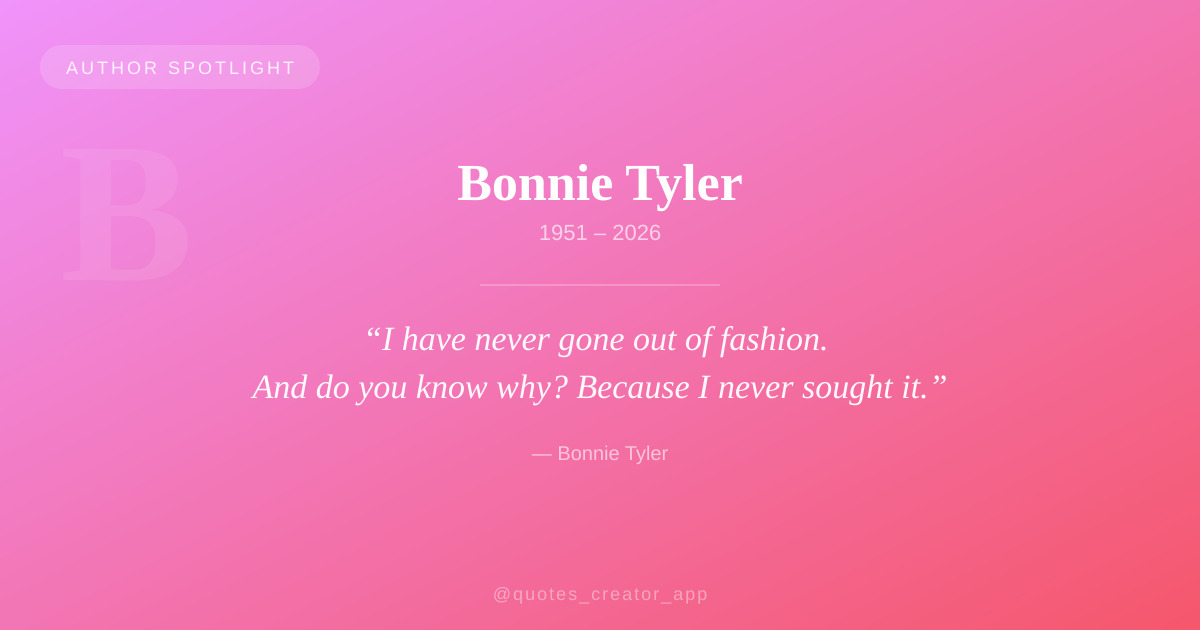 Author Spotlight: Bonnie Tyler — The Voice That Never Went Out of Fashion | ThinkPeak Studio