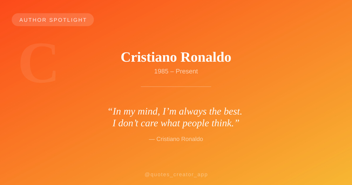 Author Spotlight: Cristiano Ronaldo — The Making of Football’s Greatest Competitor | ThinkPeak Studio