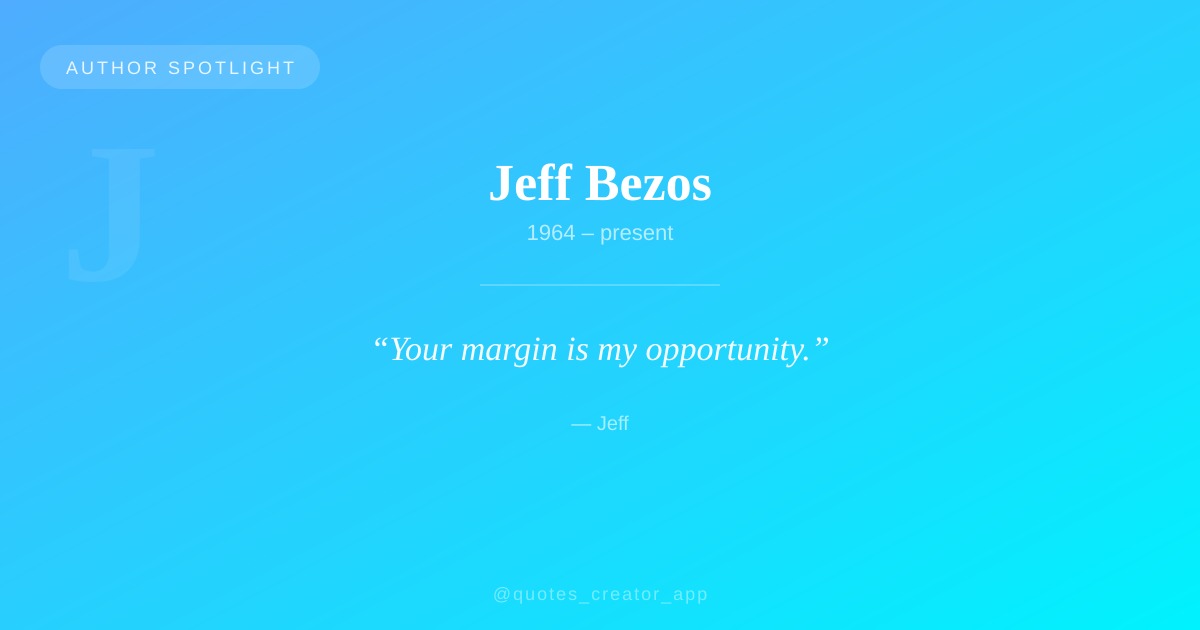 Author Spotlight: Jeff Bezos — The Relentless Architect of Day One | ThinkPeak Studio